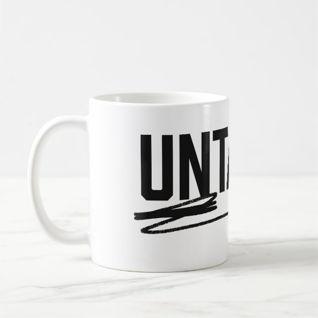 Ungefälschte Tasse (Links)