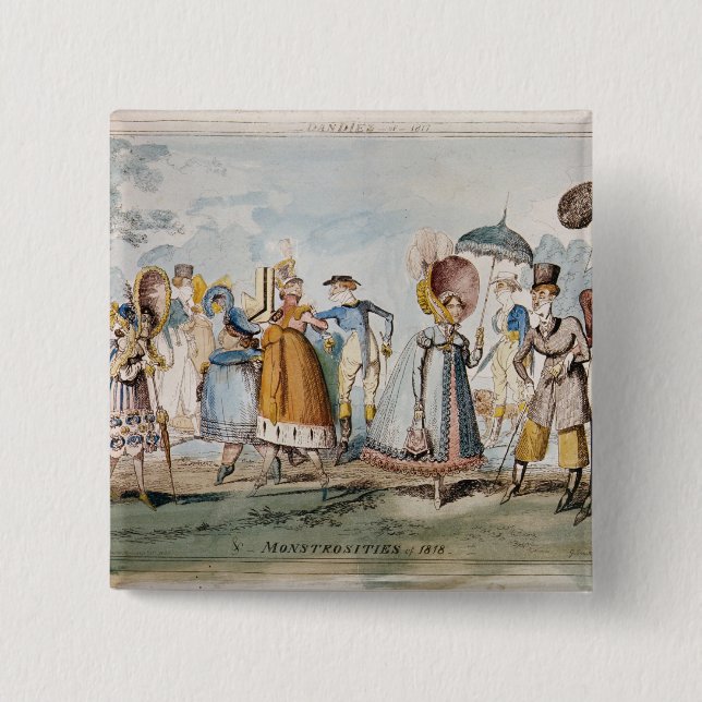 Ungeheuerlichkeiten von 1818 button (Vorderseite)