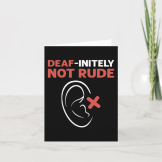 Ungehorsam nicht ruiniert. ASL Hand Sign Language  Karte