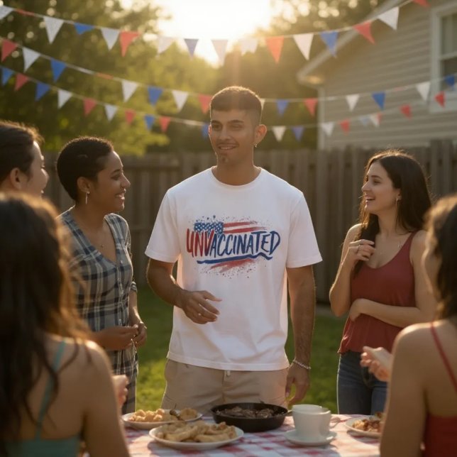 Ungeimpftes T-Shirt aus Tri-Mix Tri-Blend Shirt (Von Creator hochgeladen)