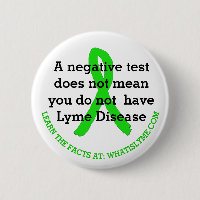 Ungenauer Lyme-Borreliose-Prüfungs-Tatsachenknopf