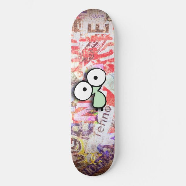 UNGERADE SKATEBOARD (Vorderseite)