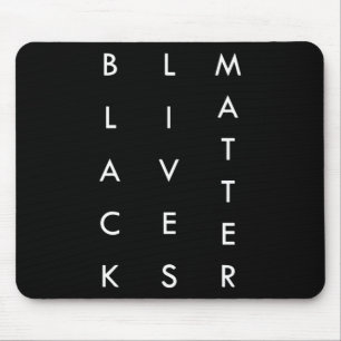 Ungerechtigkeit enthüllt die schwarze Lebensbewegu Mousepad
