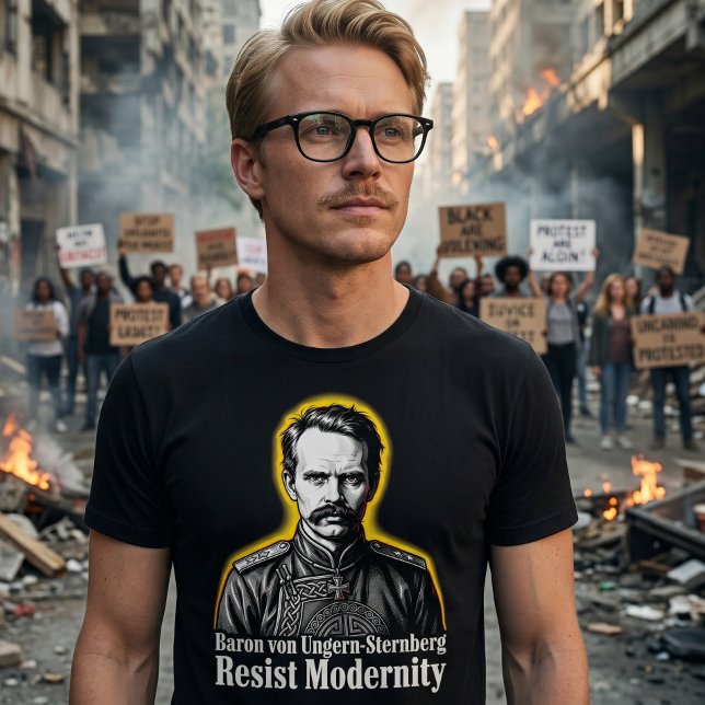 Ungern Sternberg widersteht der Moderne als Tradit Tri-Blend Shirt (Von Creator hochgeladen)