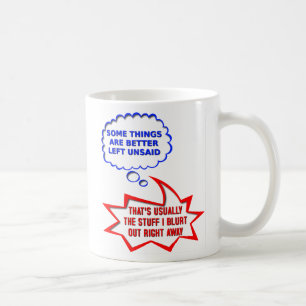 Ungesagte Laut Lustige Tasse