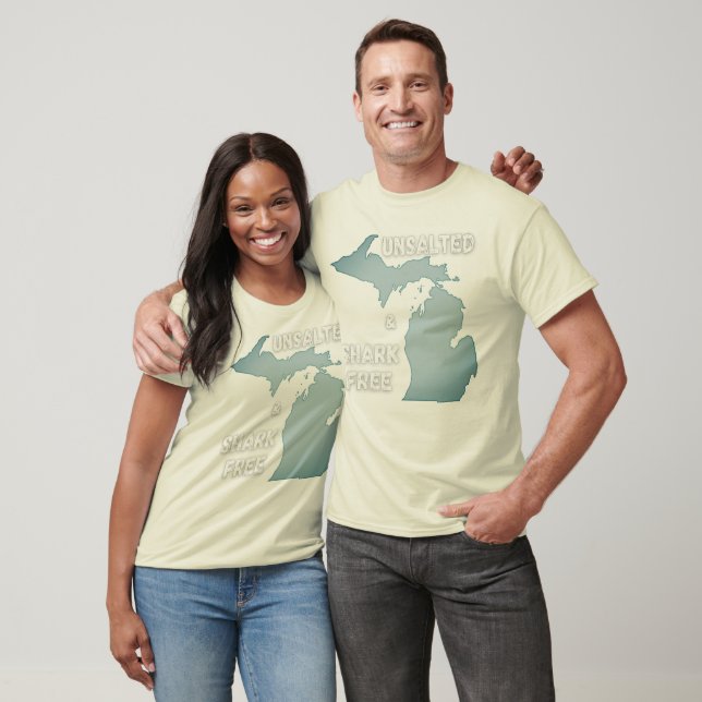 Ungesalzen & Shark Free Michigan T-Shirt (Unisex)