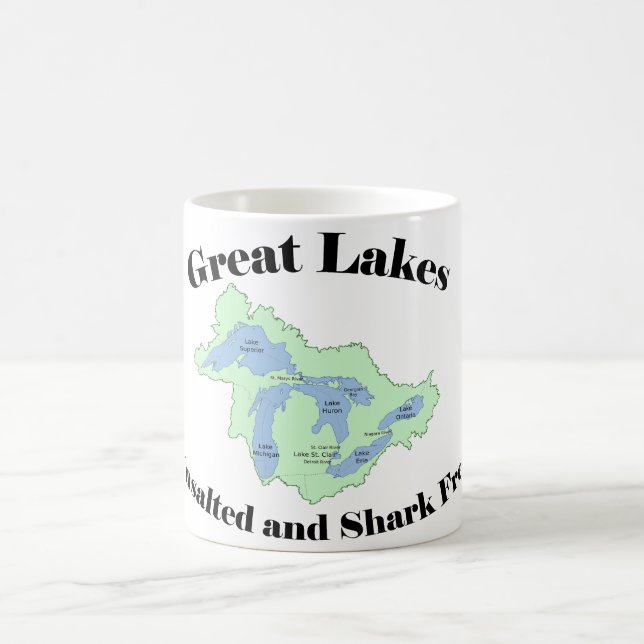 Ungesalzene Great Lakes Tasse und Haifisch geben (Mittel)