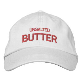 ungesalzener Butter Bestickte Baseballkappe