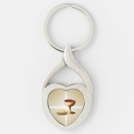 Ungesäuertes Brot und Wein Das letzte Abendessen O Schlüsselanhänger