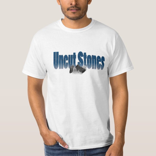 Ungeschnittener Stein-T - Shirt (Vorderseite)
