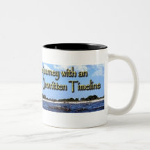 Ungeschriebene Timelinekaffee-Tasse