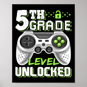 Ungesichertes Videospiel der 5. Klasse bis zur Sch Poster