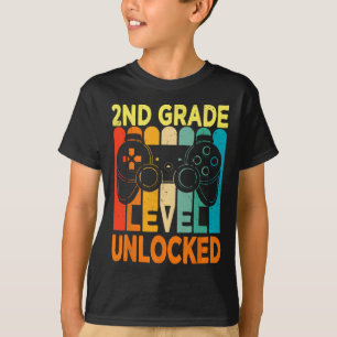 Ungesichertes Videospiel der zweiten Stufe zurück  T-Shirt