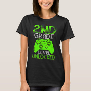 Ungesichertes Videospiel der zweiten Stufe zurück T-Shirt