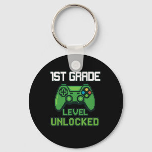 Ungesperrter Gamer der 1. Klasse CK für Schulkinde Schlüsselanhänger