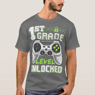 Ungesperrtes Videospiel der 1. Klasse zurück zur S T-Shirt