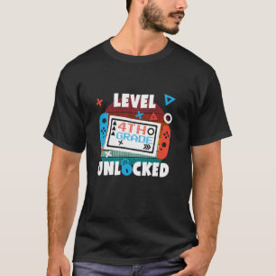 Ungesperrtes Videospiel der 4. Klasse zurück zur S T-Shirt