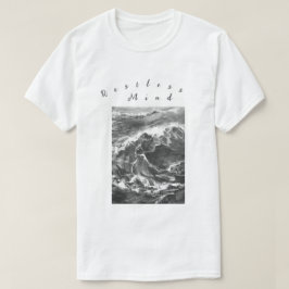 Ungestörter Geist T - Shirt im Stil des Ozeans
