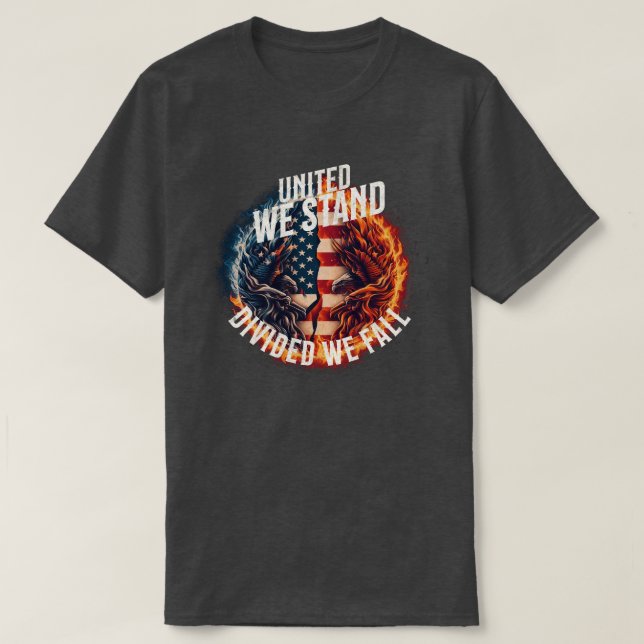 Ungeteilte USA-Brennerei T-Shirt (Design vorne)