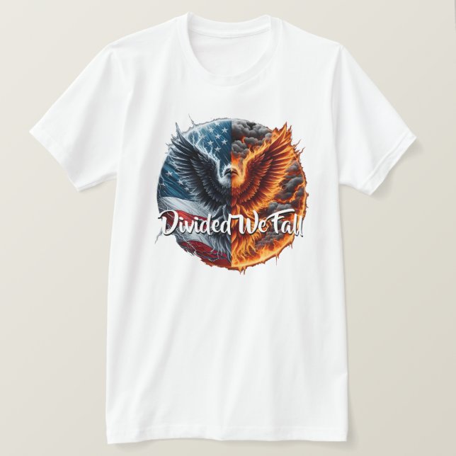 Ungeteilte USA-Brennerei T-Shirt (Design vorne)