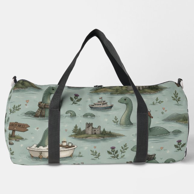 Ungetüm von Loch Ness  Duffle Bag (Vorderseite)