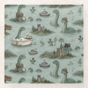 Ungetüm von Loch Ness Glasuntersetzer