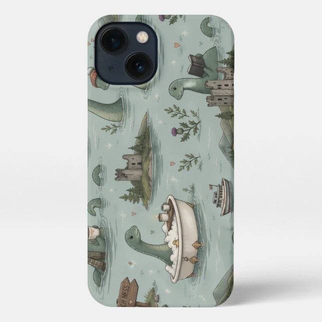 Ungetüm von Loch Ness  iPhone Hülle (Rückseite)