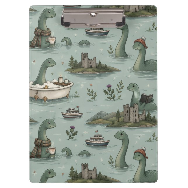 Ungetüm von Loch Ness  Klemmbrett (Vorderseite)