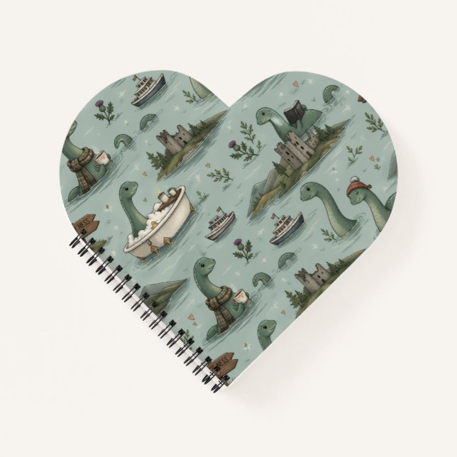 Ungetüm von Loch Ness  Notizbuch (Vorderseite)