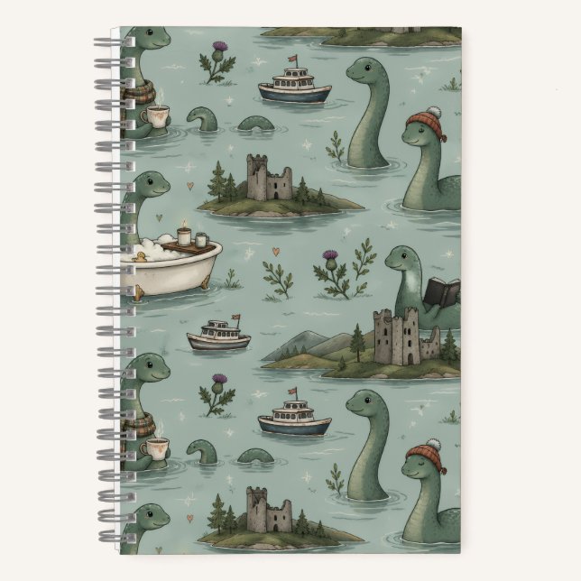 Ungetüm von Loch Ness  Notizbuch (Vorderseite)
