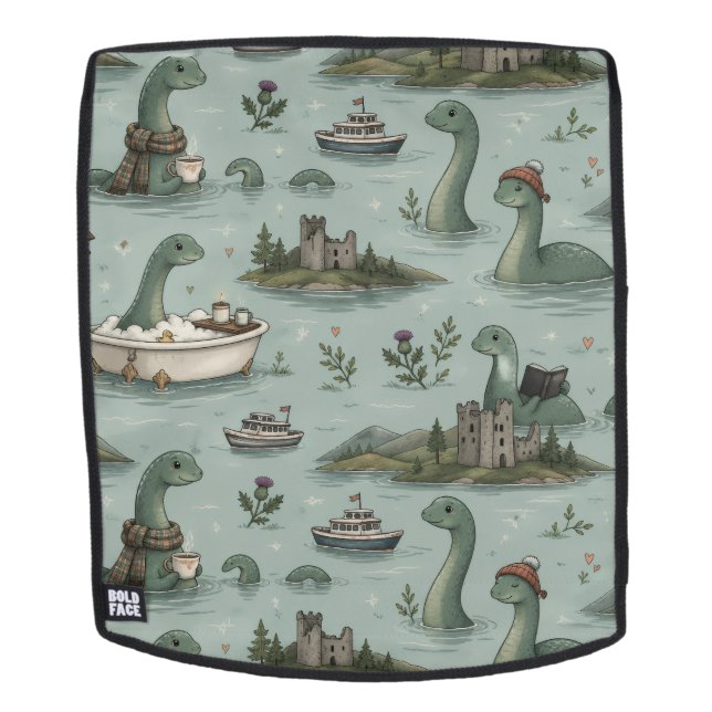Ungetüm von Loch Ness  Rucksack (Abnehmbare Front)