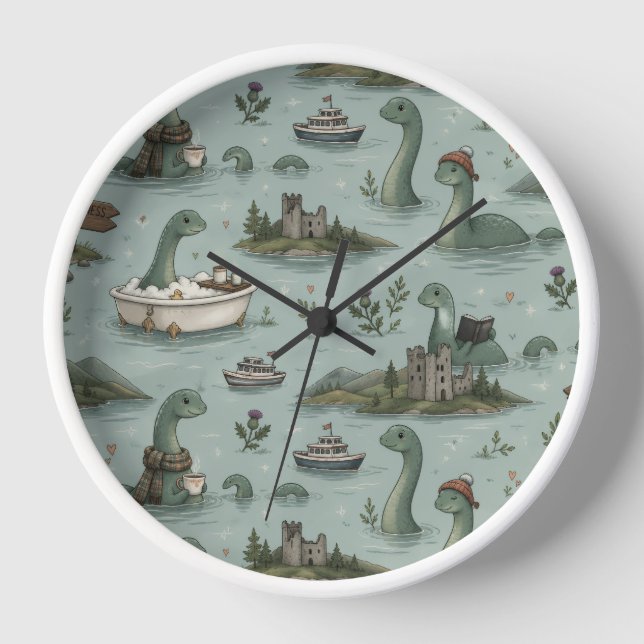 Ungetüm von Loch Ness  Uhr (Vorderseite)