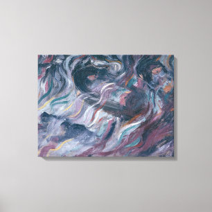 Ungewissheiten I. Die Abschiede (Triptychon) 1911 Leinwanddruck