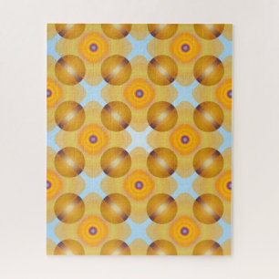 Ungewöhnlich gelb geometrisch puzzle