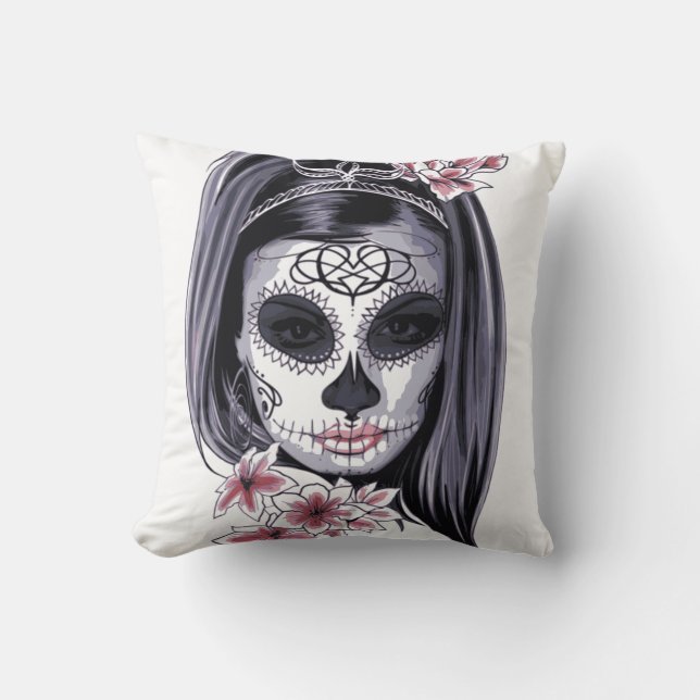 Ungewöhnlich schön mit Monogramm Kissen (Vorderseite)