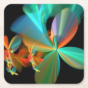 Ungewöhnlich und elegant Abstrakt Rechteckiger Pappuntersetzer