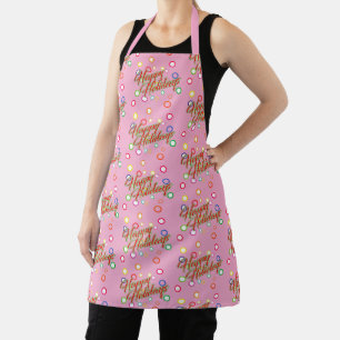 UNGEWÖHNLICHE Frohe Feiertage WEIHNACHTEN auf PINK Schürze