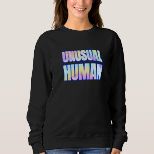 Ungewöhnliche menschliche unbeholfene verschiedene sweatshirt
