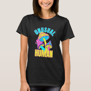 Ungewöhnliche menschliche unbeholfene verschiedene T-Shirt