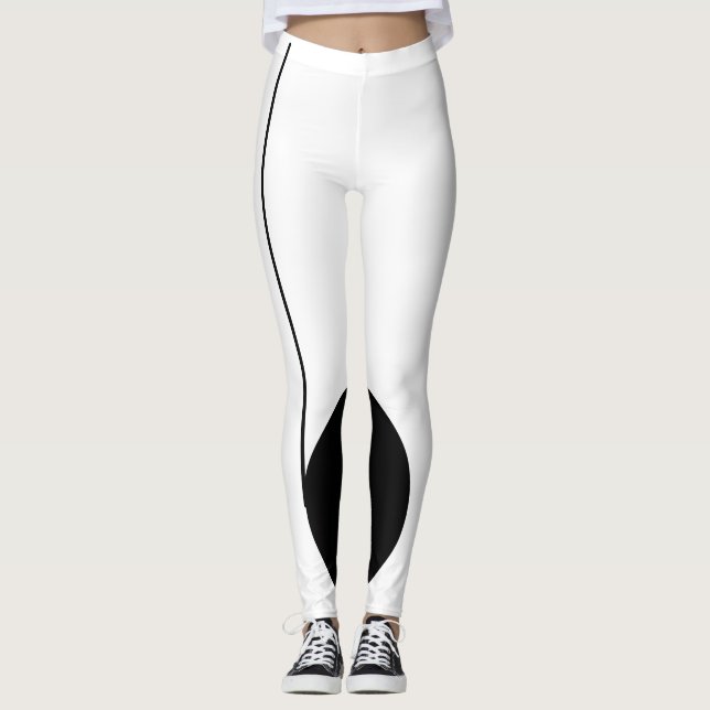 Ungewöhnliche stilvolle musikalische leggings (Vorderseite)