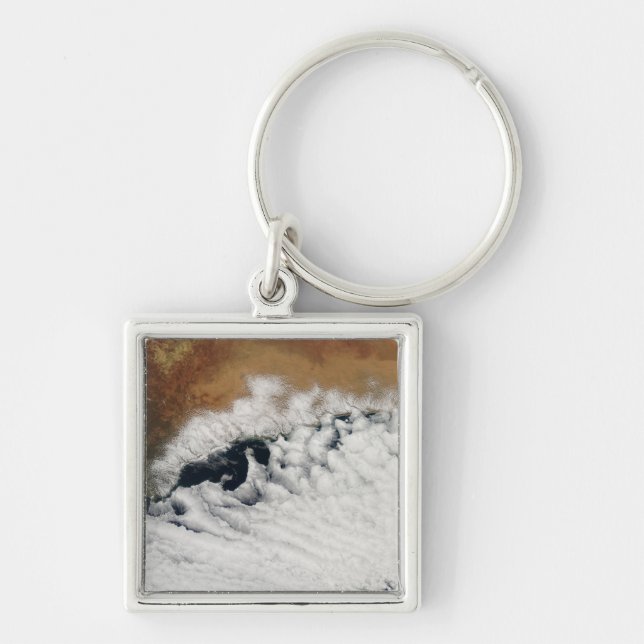 Ungewöhnliche Wolkenformationen Schlüsselanhänger (Vorne)