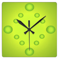 Ungewöhnlicher Pop Kunst Limone Sonnen Uhr Grün 4