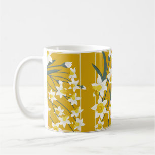Ungewöhnlicher Schal-Blumendruck. Millefleu Kaffeetasse