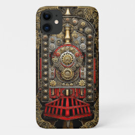 Ungewöhnlicher Viktorianischer Steampunk-Motor G8 Case-Mate iPhone Hülle