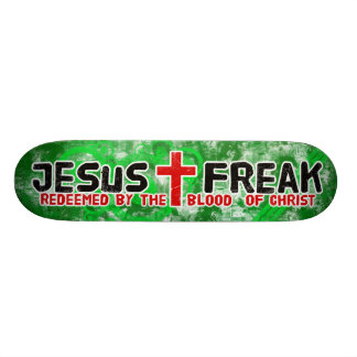 Ungewöhnliches Grün Jesuss Skateboard