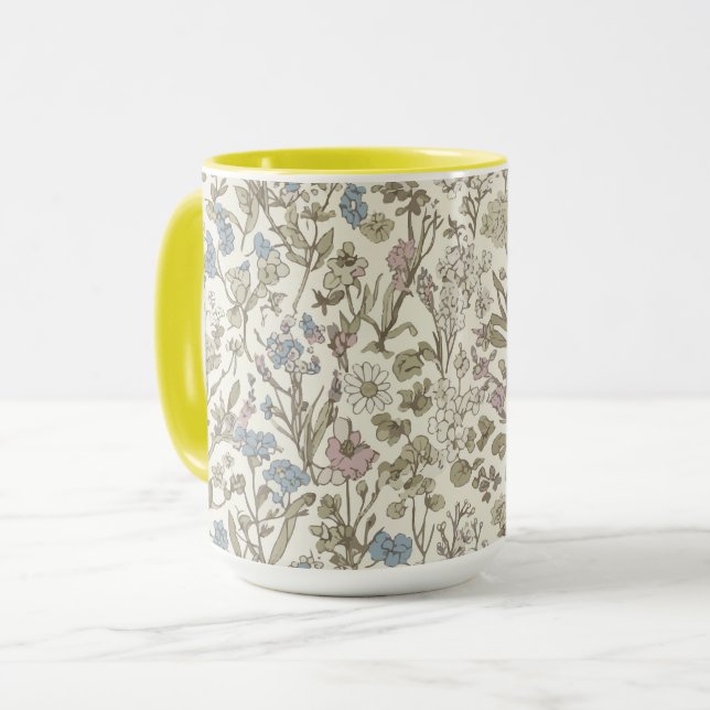 Ungezähmte Blütenblätter Tasse (Vorderseite Links)