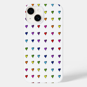 Ungezähmte Rainbow Hearts Case-Mate iPhone 14 Hülle