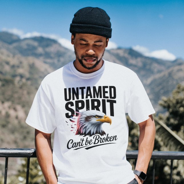 Ungezähmter Geist Adler Eyes Freedom Adventure T-Shirt (Von Creator hochgeladen)