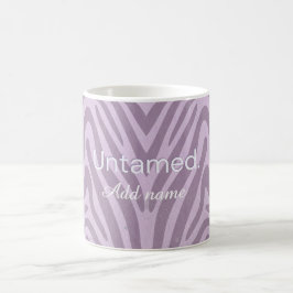 Ungezähmter Zebradruck-Kaffeebecher Kaffeetasse