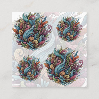 Ungezähmtes Blut: Bio Energie Quadratische Visitenkarte